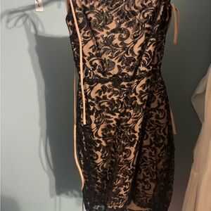 Lucy in the Sky Black Lace Mini Dress